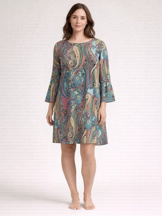 Tommy Hilfiger Dresses & Skirts - Tommy Hilfiger Paisley Dress Size 16 Flutter sleeves
